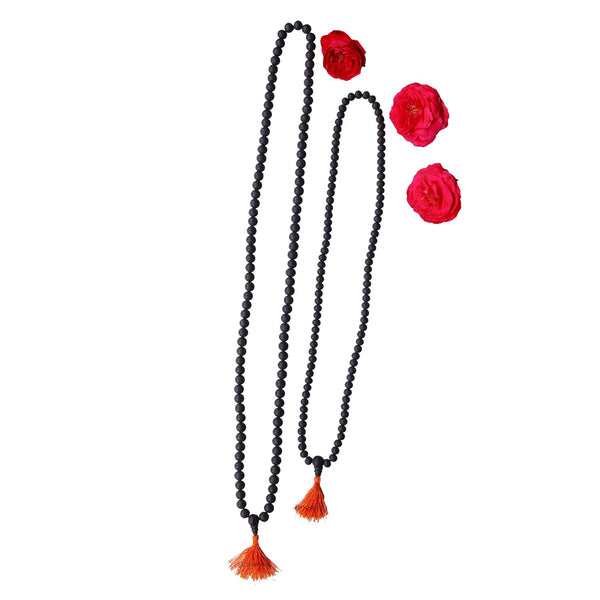 Natural Black Ebony Wood Mala